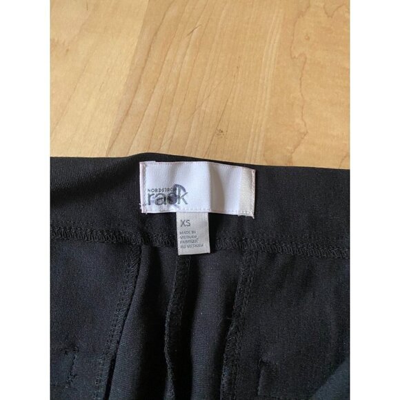 Nordstrom rack BNWOT Black "essential ponte" pants NEW flat front - Picture 6 of 8
